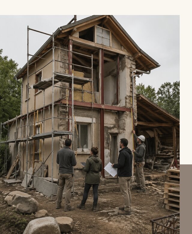 Реконструкция загородного дома под ключ в Рассказове от бюро