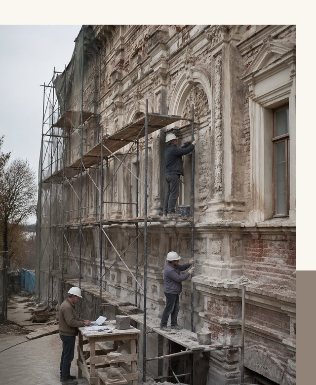 Реставрация объектов культурного наследия под ключ в Рассказове