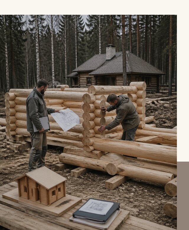 Проектирование и строительство домов из бревна в Рассказове